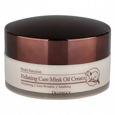 Крем расслабляющий с жиром норки, 100 г — Relaxing care mink oil cream