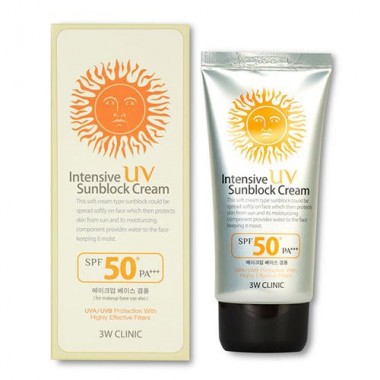Крем для лица солнцезащитный, SPF50+/PA++, 70 мл — Intensive UV sun block cream SPF50+/PA++