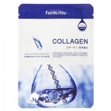 Маска тканевая с коллагеном, 23 мл — Visible difference mask sheet collagen