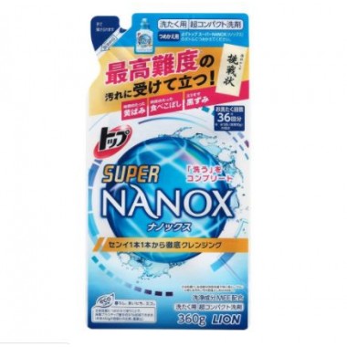 Средство концентрированное жидкое для стирки белья запасной блок, 360 г — Top super nanox