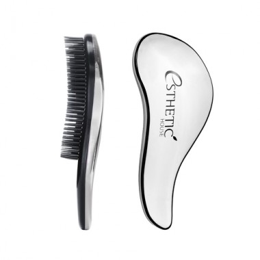 Расчёска для волос серебристая, 1 шт — Hair brush for easy silver