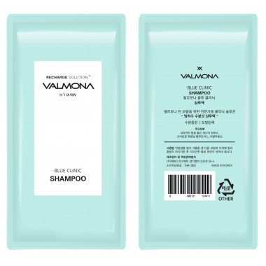 Шампунь для увлажнения волос с ледниковой и морской водой, 10 мл (пробник) — Recharge solution blue clinic shampoo