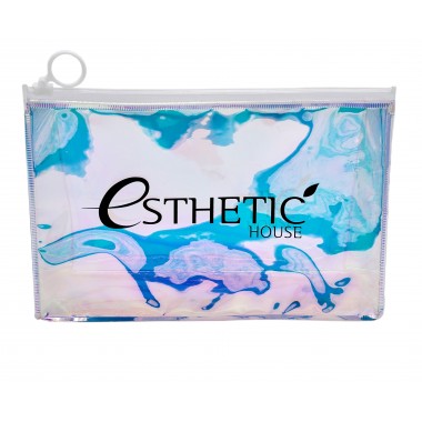 Косметичка ПВХ с логотипом, хамелеон 24х15х7 см — Cosmetic bag, chameleon
