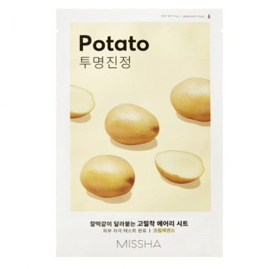 Маска для лица с экстрактом картофеля, 19 г — Airy fit sheet mask potato