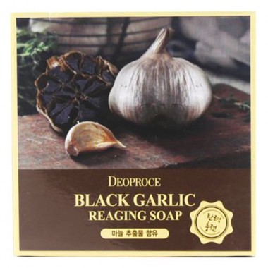 Мыло с экстрактом чёрного чеснока, 100 г — Soap black garic