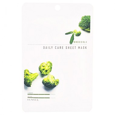 Набор тканевых масок для лица с экстрактом брокколи, 22 г*3 шт — Broccoli Daily Care Sheet Mask