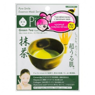 Маска для лица с экстрактом зеленого чая, 30 г — Green tea face mask