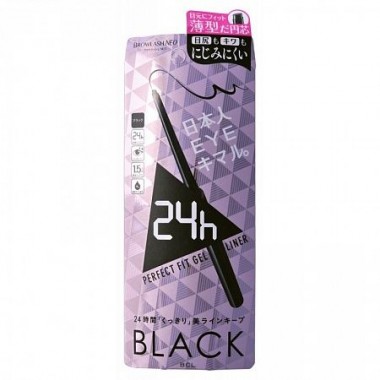 Подводка-карандаш водостойкая, черная, 15 г — Brow lash slim pencil liner, black