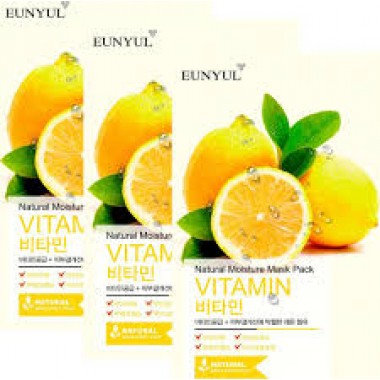 Набор тканевых масок с витаминами, 22 мл*5 шт — Natural Moisture Mask Pack Vitamin