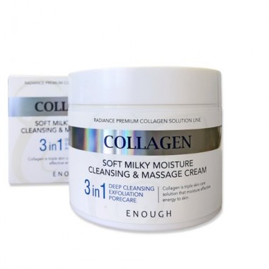 Крем массажный с коллагеном, 300 г — Collagen 3In1 cleansing & massage cream