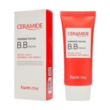 Укрепляющий ВВ крем с керамидами SPF 50+/PA+++, 50 г — Ceramide Firming Facial BB Cream