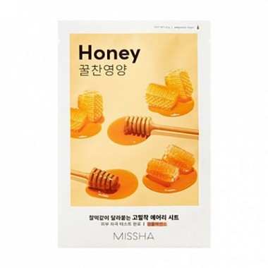 Маска для лица с экстрактом меда, 19 г — Airy fit sheet mask honey