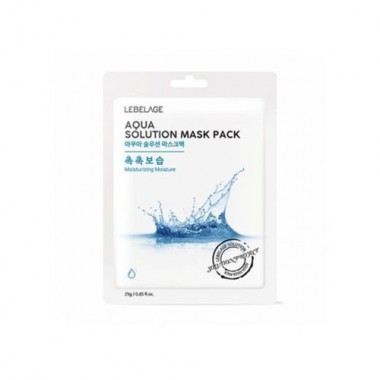 Маска тканевая с морской водой, 25 г — Aqua solution mask pack