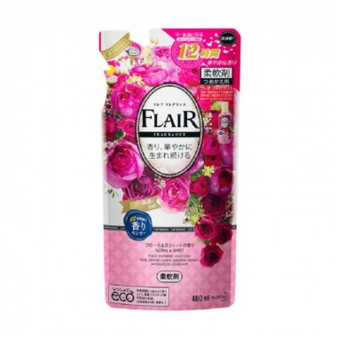 Кондиционер-смягчитель со свежим цветочным ароматом запасной блок, 480 мл — Softener with a fresh floral scent
