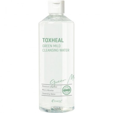 Жидкость для снятия макияжа, 530 мл — Toxheal green mild cleansing water