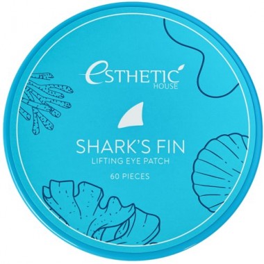 Патчи гидрогелевые для глаз плавник акулы, 60 шт — Shark's fin lifting eye patch