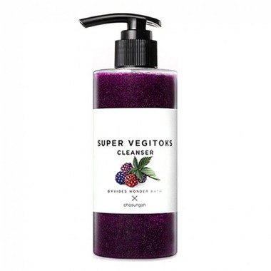 Детокс очищение для упругости кожи, 300 мл — Chosungah by vibes Super vegitoks cleanser purple
