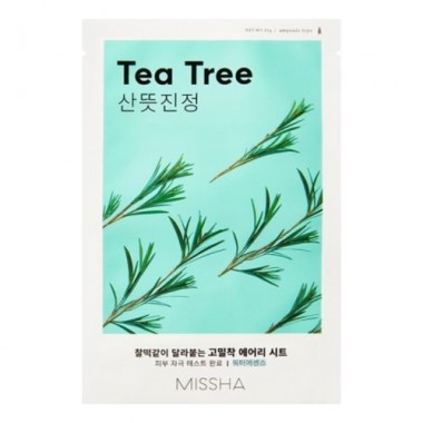 Маска для лица с экстрактом чайного дерева, 19 г — Airy fit sheet mask red tea tree