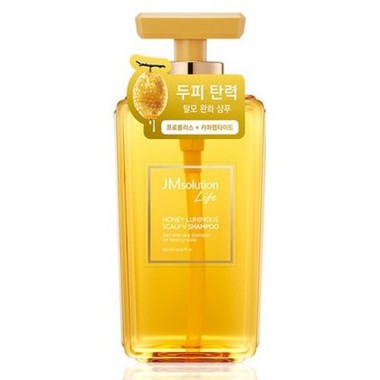 Шампунь против выпадения с медом, 500 мл — Solution honey luminous scalp V shampoo
