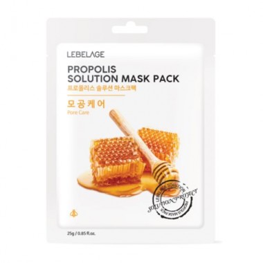 Маска тканевая с прополисом, 25 г — Propolis solution mask pack