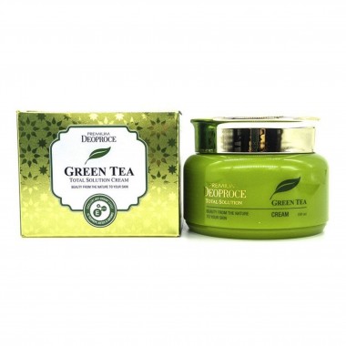 Крем на основе зеленого чая, 100 мл — Premium greentea total solution cream