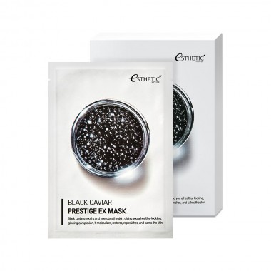 Маска тканевая для лица чёрная икра, 25 мл — Black caviar prestige ex mask