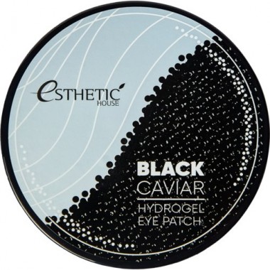 Патчи гидрогелевые для глаз чёрная икра, 60 шт — Black caviar hydrogel eye patch