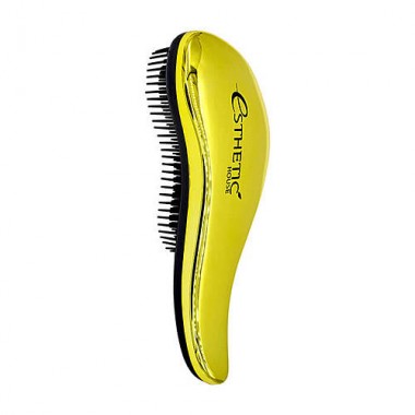 Расчёска для волос золотая, 1 шт — Hair brush for easy comb gold