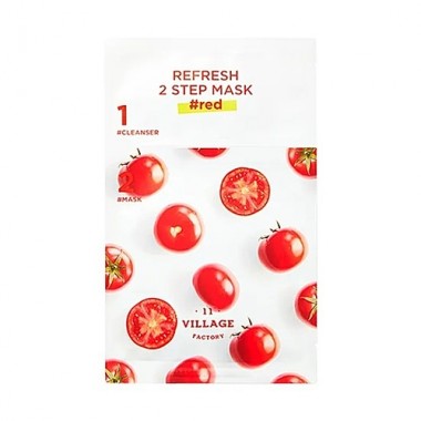 Программа 2-х шаговая с красным комплексом, 28 мл — Refresh 2-step mask red