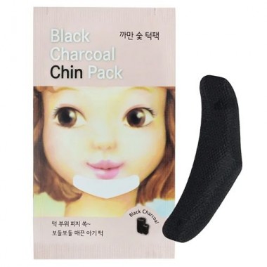 Полоска очищающая для подбородка, 0,6 г — Black charcoal chin pack
