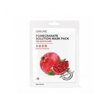Маска тканевая с гранатом, 25 г — Pomegranate solution mask pack