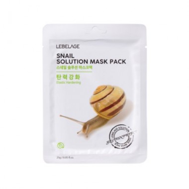 Маска тканевая с улиткой, 25 г — Snail Solution mask pack