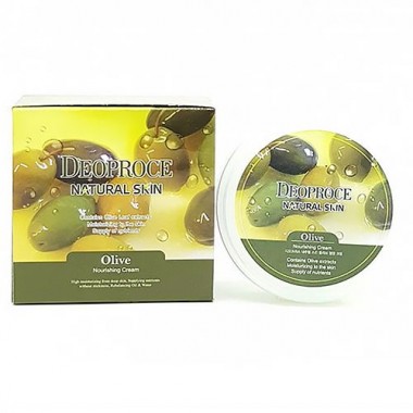 Крем для лица и тела с маслом оливы, 100 г — Natural skin olive nourishing cream