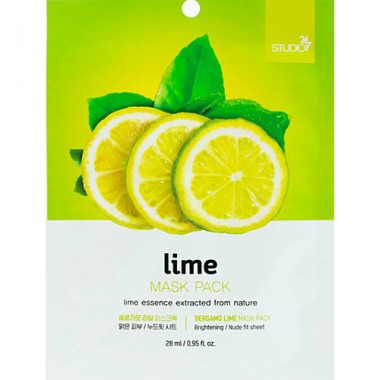 Тканевая маска для лица с экстрактом лайма, 28 мл — Lime Mask Pack
