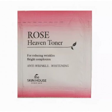 Тонер для лица антивозрастной с экстрактом розы, 2 мл (пробник) — Rose Heaven Toner (Pouch)