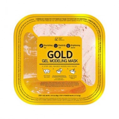 Маска альгинатная гелевая с коллоидным золотом (пудра+гель), 55 г — Gold gel modeling mask
