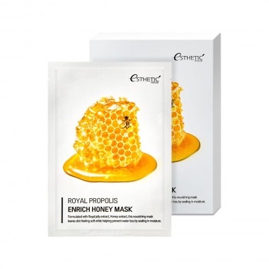 Маска тканевая мед и прополис, 25 мл — Royal propolis enrich honey mask