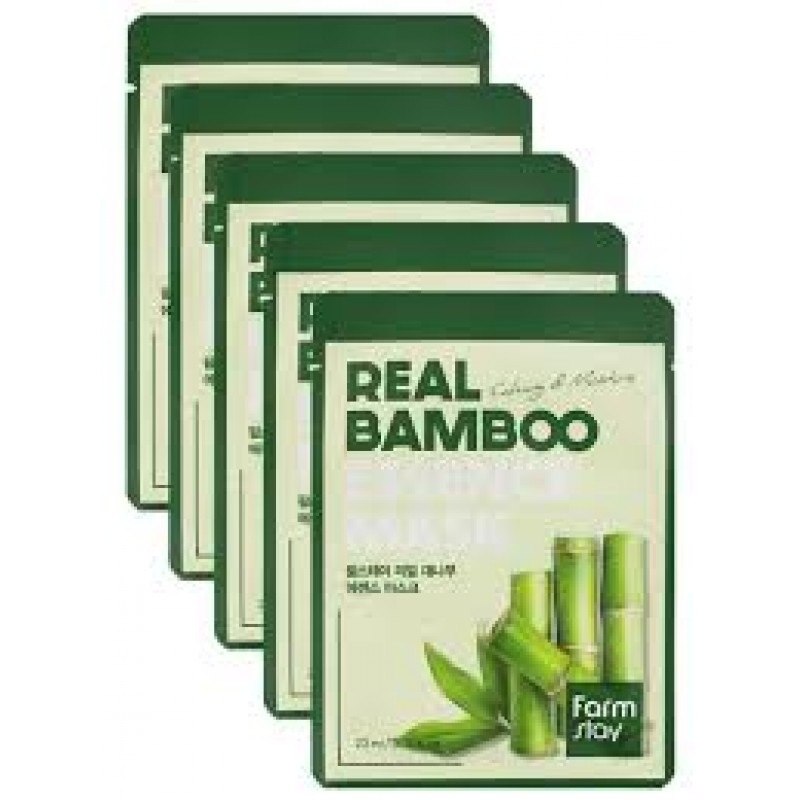 Bamboo mask. Farmstay маска тканевая для лица с экстрактом бамбука real Bamboo Essence Mask, 23 ml. Тканевая маска для лица с экстрактом бамбука real Essence Mask Bamboo. Тканевая маска Farmstay с экстрактом бамбука 23мл. Farmstay набор: тканевая маска для лица с экстрактом бамбука, 23мл.