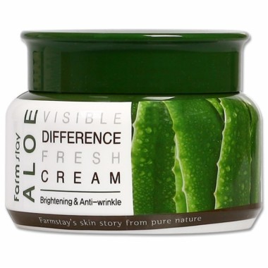 Крем для лица увлажняющий с экстрактом алоэ, 100 г — Stay Aloe Visible Difference Fresh Cream