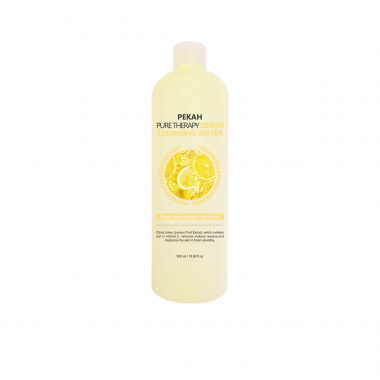 Вода мицеллярная с экстрактом лимона, 500 мл — Pure therapy lemon cleansing water