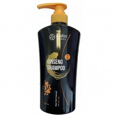 AsiaKiss Шампунь для волос с экстрактом женьшеня - Ginseng hair shampoo, 500мл