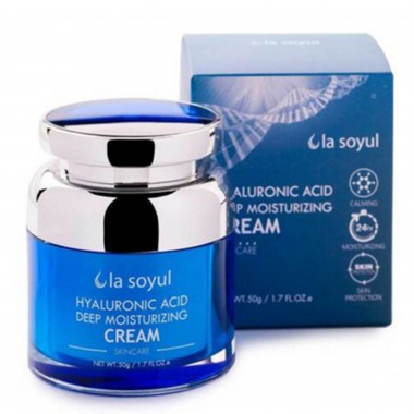 Крем с гиалуроновой кислотой для увлажнения, 50 г — Hyaluronic acid deep moisturizing cream