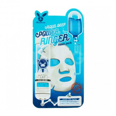 Маска тканевая для лица увлажняющая, 23 мл — Aqua deep power ring mask pack