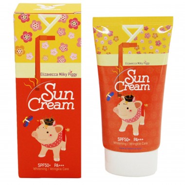 Крем солнцезащитный SPF50+ PA+++, 50 мл — SPF50+ PA+++ Milky piggy sun cream