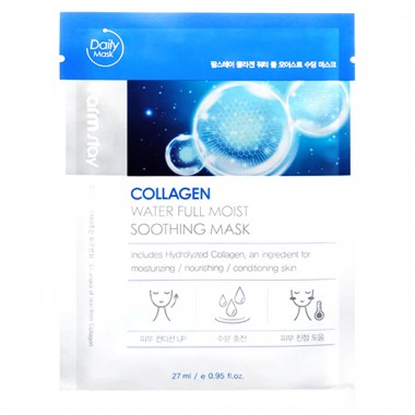 Тканевая маска увлажняющая с коллагеном — Collagen Water Full Moist Soothin