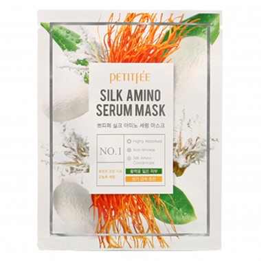 Тканевая маска с аминокислотами шелка, 25 г — Silk Amino Serum Mask