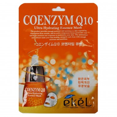 Маска для лица тканевая с коэнзимом Q10, 25 г — Essence mask coenzym Q10