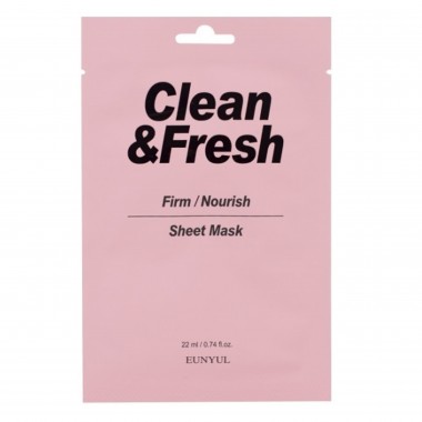 Тканевая маска для питания и укрепления кожи, 22 мл — Clean&Fresh Firm/Nourish Sheet Mask
