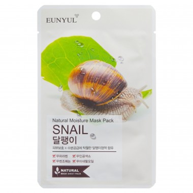 Маска тканевая с муцином улитки, 22 мл — Natural Moisture Mask Pack Snail