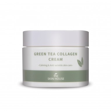 Крем для лица с коллагеном и экстрактом зелёного чая, 50 мл — Green Tea Collagen Cream